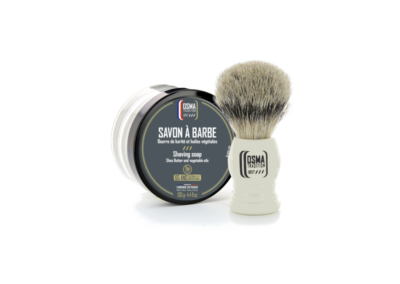 Savon à Barbe Osma Tradition et Blaireau de rasage